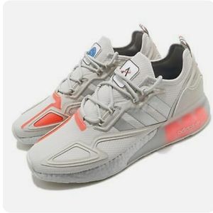 Adidas Originals ZX 2K BOOST NASA Space Race Grey Silver Men Casual Shoes_Size 8